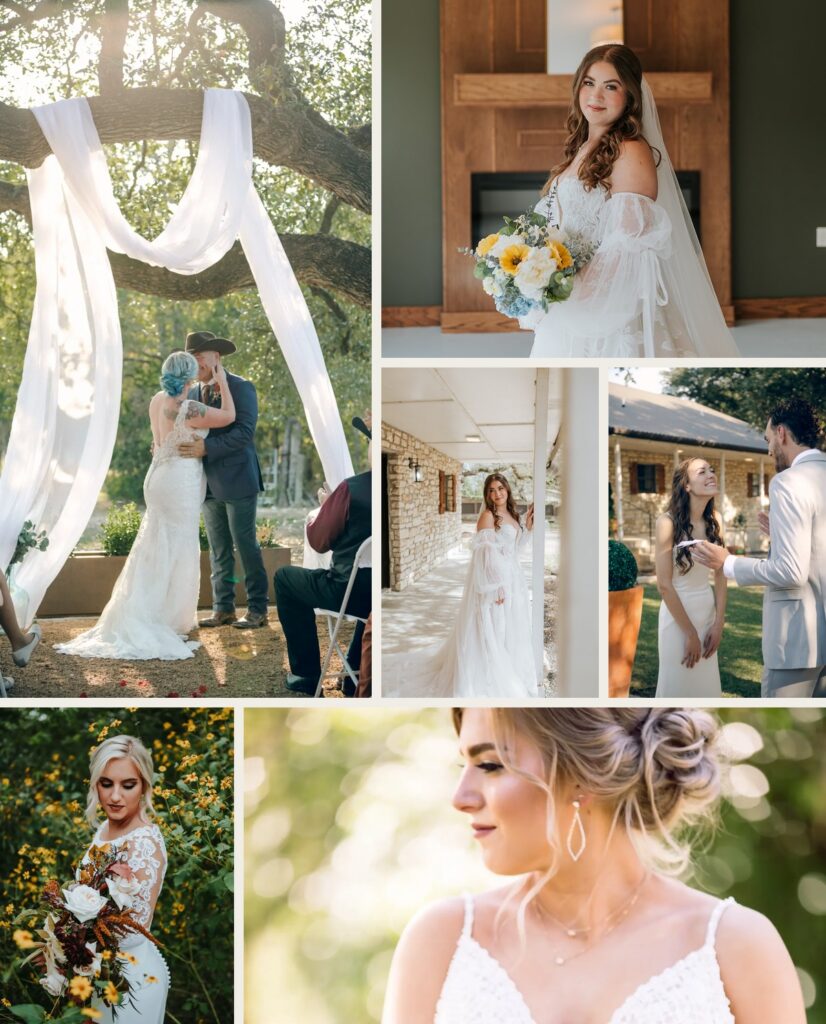 All-inclusive wedding package details at Hidden Creek at StoneHaus in Belton, Texas
